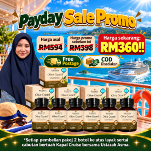 PAKEJ PAYDAY SALE 6 KOTAK OLIVE GUARD